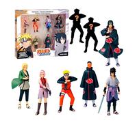 Bizak Naruto 64111270-3 8 Figures in Deluxe Box, 7 cm, Includes 2 Hidden Special Edition Figures, from 6 Years