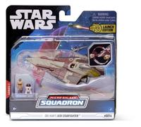 Bizak Star Wars Micro Galaxy Squadron, Delta 78 Jedi Starfighter, Includes 2 Figures (62610014)