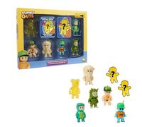 Bizak Stumble Guys Pack 8 T-Rex Guy + Robot Guy Action Figures, Collectible Figures, Officially Licensed Demolition Video Game Game, Adults Fans & Boys & Girls +8 Years (64112072-6)