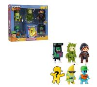 Bizak Stumble Guys Pack of 6 Action Figures Set 1, 2 Collectible, Officially Licensed Demolition Video Game, Adult Fans and Boys or Girls +8 Years (64113006)