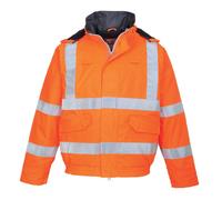 Bizflame FRAS Hi-Vis Flame Retardant Anti Static Waterproof Bomber Jacket - S773