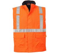 Portwest Bizflame Rain Hi-Vis Antistatic Fr Bodywarmer
