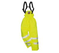 BizFlame Hi Vis Flame Resistant Rain Lined Trousers Yellow S