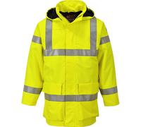 Portwest Bizflame Rain Hi-Vis Multi Lite Jacket, Size: XL, Colour: Yellow, S774YERXL