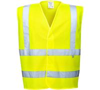 BizFlame Hi Vis Flame Retardant Treated Vest Yellow 4XL / 5XL