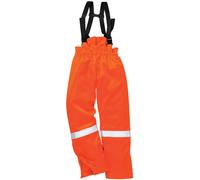 BizFlame Mens Flame Resistant Antistatic Winter Bib and Brace Orange 3XL