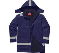 Portwest FR Anti-Static Winter Jacket, Size: XL, Colour: Navy, FR59NARXL