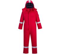 BizFlame Mens Flame Resistant Antistatic Winter Overall Red 2XL 32"