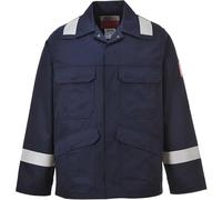 Portwest Bizflame Plus Jacket, Size: L, Colour: Navy, FR25NARL