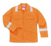 Portwest Bizflame Plus Jacket, Size: XXXL, Colour: Orange, FR25ORRXXXL