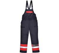 BizFlame Mens Flame Resistant Plus Bib and Brace Navy L