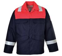 BizFlame Mens Flame Resistant Plus Jacket Navy 3XL