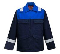 Portwest FR55NRRXL Bizflame Plus Jacket, X-Large, Navy/Royal