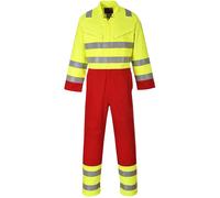 BizFlame Mens Pro Flame Resistant Services Coverall Yellow 3XL