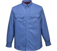 BizFlame Plus Chemical Shirt Blue S