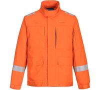 BizFlame Plus Lightweight Stretch Panelled Jacket Orange S