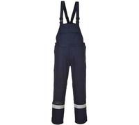 BizFlame Plus Mens Flame Resistant Bib and Brace Navy 3XL