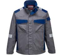 BizFlame Ultra Two Tone Flame Resistant Jacket Grey 3XL