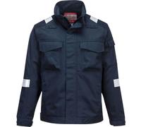 BizFlame Ultra Two Tone Flame Resistant Jacket Navy L