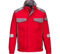 BizFlame Ultra Two Tone Flame Resistant Jacket Red 2XL