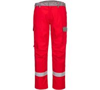 BizFlame Ultra Two Tone Flame Resistant Trousers Red 33" 31"