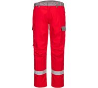BizFlame Ultra Two Tone Flame Resistant Trousers Red 40" 31"