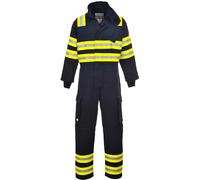 Portwest Wildland Fire Coverall, Color: Navy, Size: Large, FR98NARL