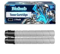 Bizhub C258 Toner Cartridge Compatible for Konica Minolta Bizhub C258 Bizhub C368 Printers, With Chip Large Capacity 24000 Pages (2 Pack Black)