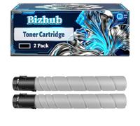 Bizhub C308 Toner Cartridge Compatible for Konica Minolta Bizhub C258 Bizhub C308 Bizhub C368 Printers, With Chip Large Capacity 23000 Pages (2 Pack Black)