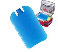 Bizhubmat Ice Packs For Cool Box - Reusable Freezer Blocks, Long Lasting Large Ice Blocks, Mini Reusable Travel IceFreezer BlocksFor Cooler Bags, Lunch Box, Camping & Picnic, Blue