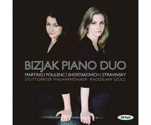 Bizjak Piano Duo: Martinu/Poulenc/Shostakovich/Stravinsky : Unknown Artist - CD