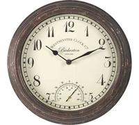 Biznest 12" Bickerton Clock Silent Unique Vintage Classic Outdoor/indoor Design Suitable For Garden, Kitchen, Bathroom And More