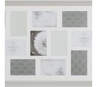 Biznest 16 Soft Grey Multi Aperture Collage Photo Frame Grey Living Room Bedroom Hallway Home Décor