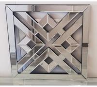 Biznest 30Cm Decorative Geo Mirror Geometric Style Modern Fashion Art Decor Decorative Mirror For Living Room Bedroom Bathroom (2)