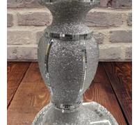 Biznest 40Cm Luxury Flower Vase Ceramic Flowers Pot Centerpiece Mirror Effect Home Table Birthday Wedding Gift (Vase 030) Silver