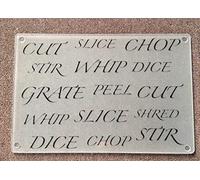 Biznest 40X30Cm Worktop Saver Cut Slice Chop Dishwasher Safe 4mm Tempered Glass Work Surface Protector Chopping Board