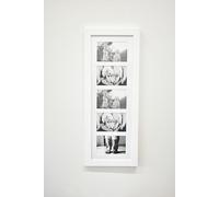 Biznest 5 Multi-Aperture Frame Photos Multi Picture Wall Frame Family Rules Collage Frame Photo Frame 26x65cm (White)