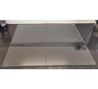 Biznest 52X60 Universal Hob Cover Plates Clear All Types of Cookers Tempered Glass Worktop 5Mm