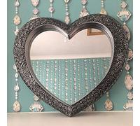 Biznest 67 X 58Cm Heart Shape Designer Wall Mirror Beautiful Decoration Art Piece Gift Indoor Outdoor
