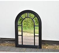 Biznest 70X50Cm Window Style Wall Mirror Simply Stylish Decor Mirror Black Wall Window Mirror