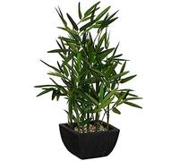 Biznest Artificial Bamboo Plant In Black Pot 46Cm Home Decoration