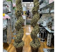 Biznest Artificial Plant Cedar Ball Topiary Tree With Pot Faux Round Shrub Bush Decoration Greenery (Plant 5154 120Cm)