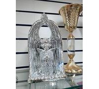 Biznest Baby Boy Angel With Crushed Diamond Wings Beautiful Jewel Boy Angel Silver Sparkle Shelves Ornament Best For Gift