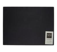 Biznest Black Glass Worktop Saver Beautiful Clear Surface For Kitchen, Office, Or Diy Projects 30X40Cm