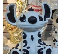 Biznest Bling Crushed Diamond Silver Stitch Ceramic Sparkly Shelf Sitter Ornament Home Decor Best Gift (White Black)