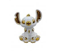 Biznest Bling Crushed Diamond Silver Stitch Ceramic Sparkly Shelf Sitter Ornament Home Decor Best Gift (White Gold)