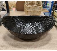 Biznest Ceramic Fruit Bowl Black Kitchen & Dinning Table Ornament Home Décor Gift Storage