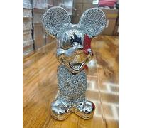 Biznest CRUSHED DIAMOND MICKEY MOUSE GROOM CRYSTAL DISNEY SILVER SHELVES ORNAMENT BLING