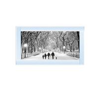 Biznest Family Walk Glitter Liquid Wall Art