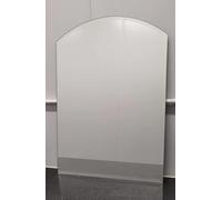 Biznest Frameless Wall Mounted Mirror Home Decor Modern Frame Less Wall Mirror (40X50Cm Arch Simple)